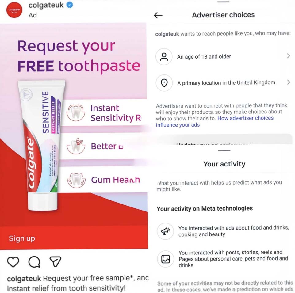 Free Colgate Sensitive Instant Relief Repair + Multi-Protection toothpaste