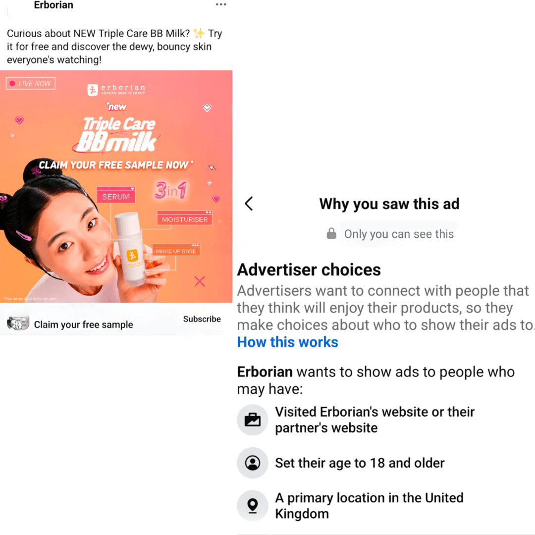 Free Erborian Triple Care BB Milk