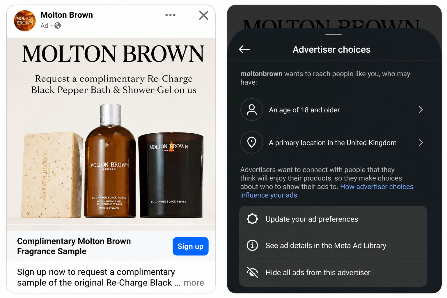 Free Molton Brown Bath & Shower Gel