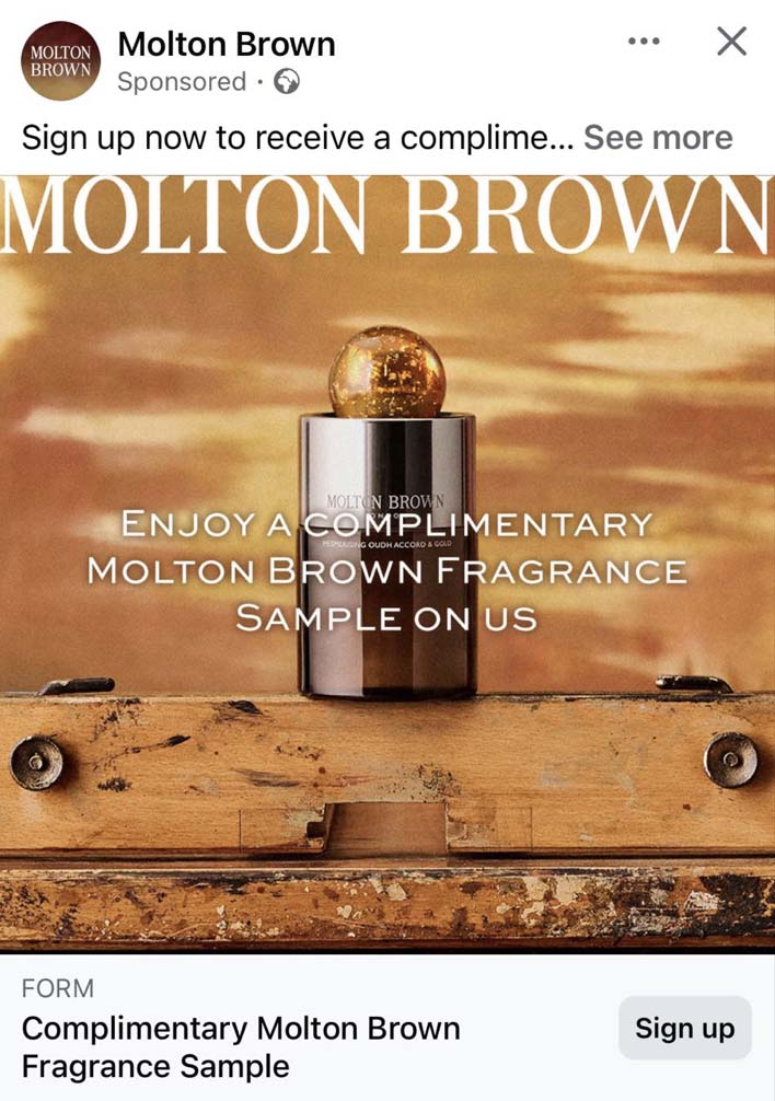 Free Molton Brown Fragrance