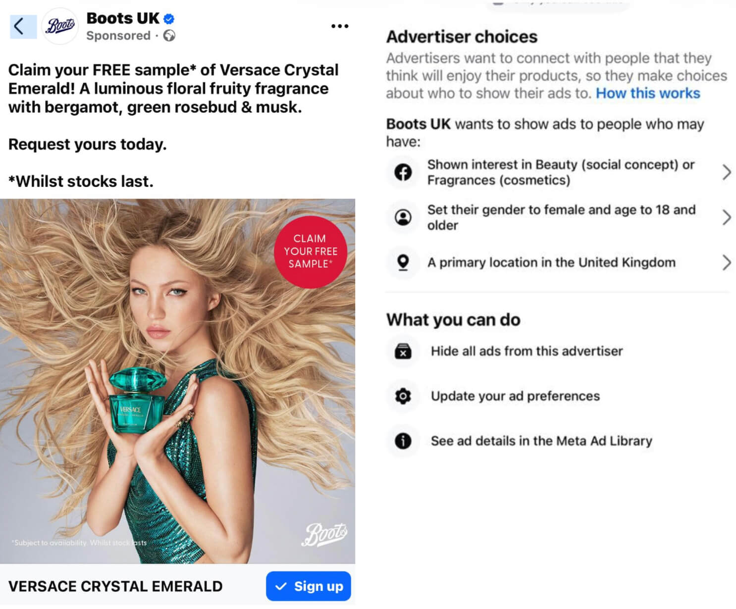 Free Versace Perfume