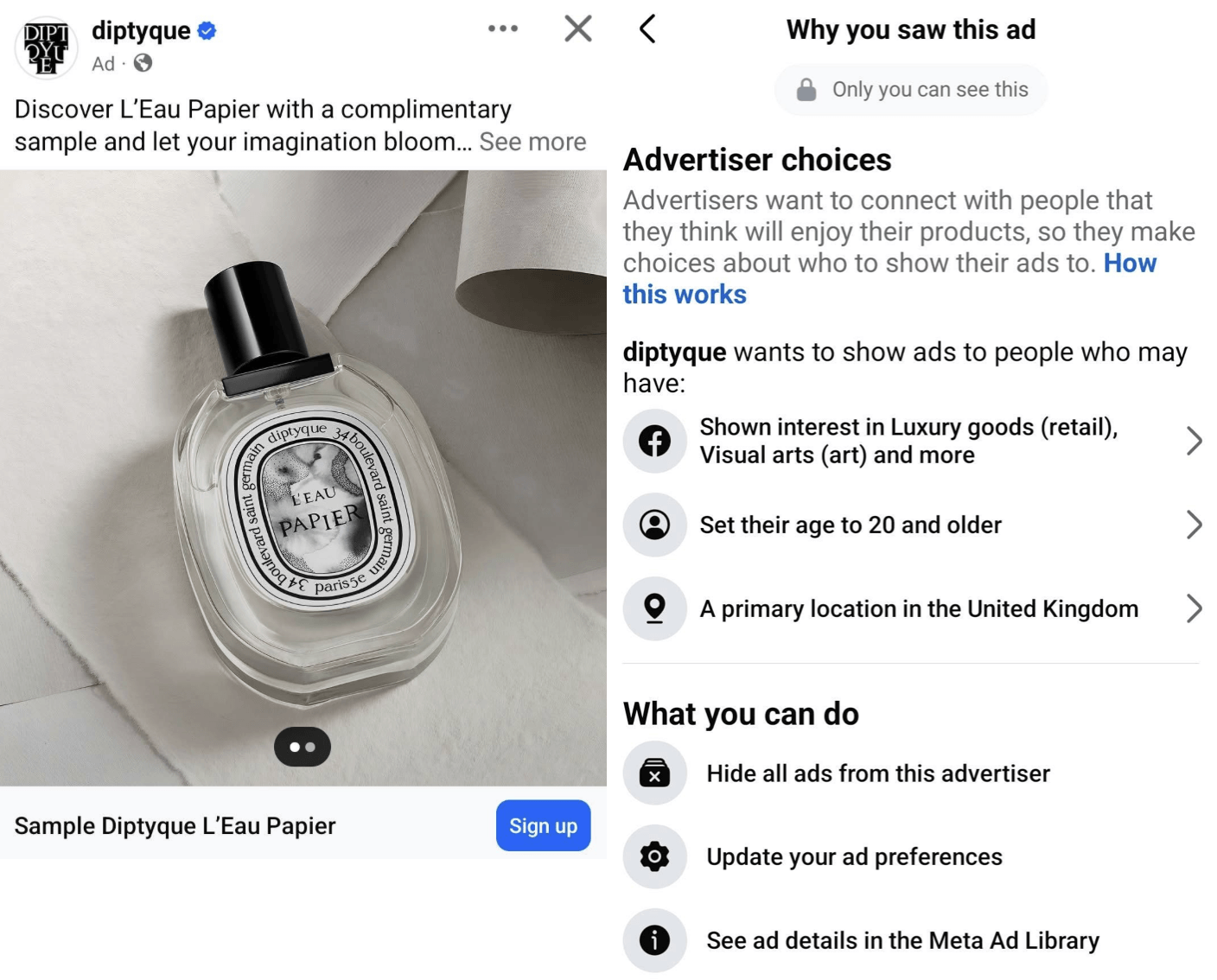 Free Diptyque Perfume