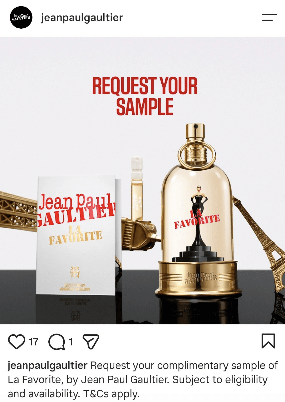 Free Jean Paul Gaultier Perfume