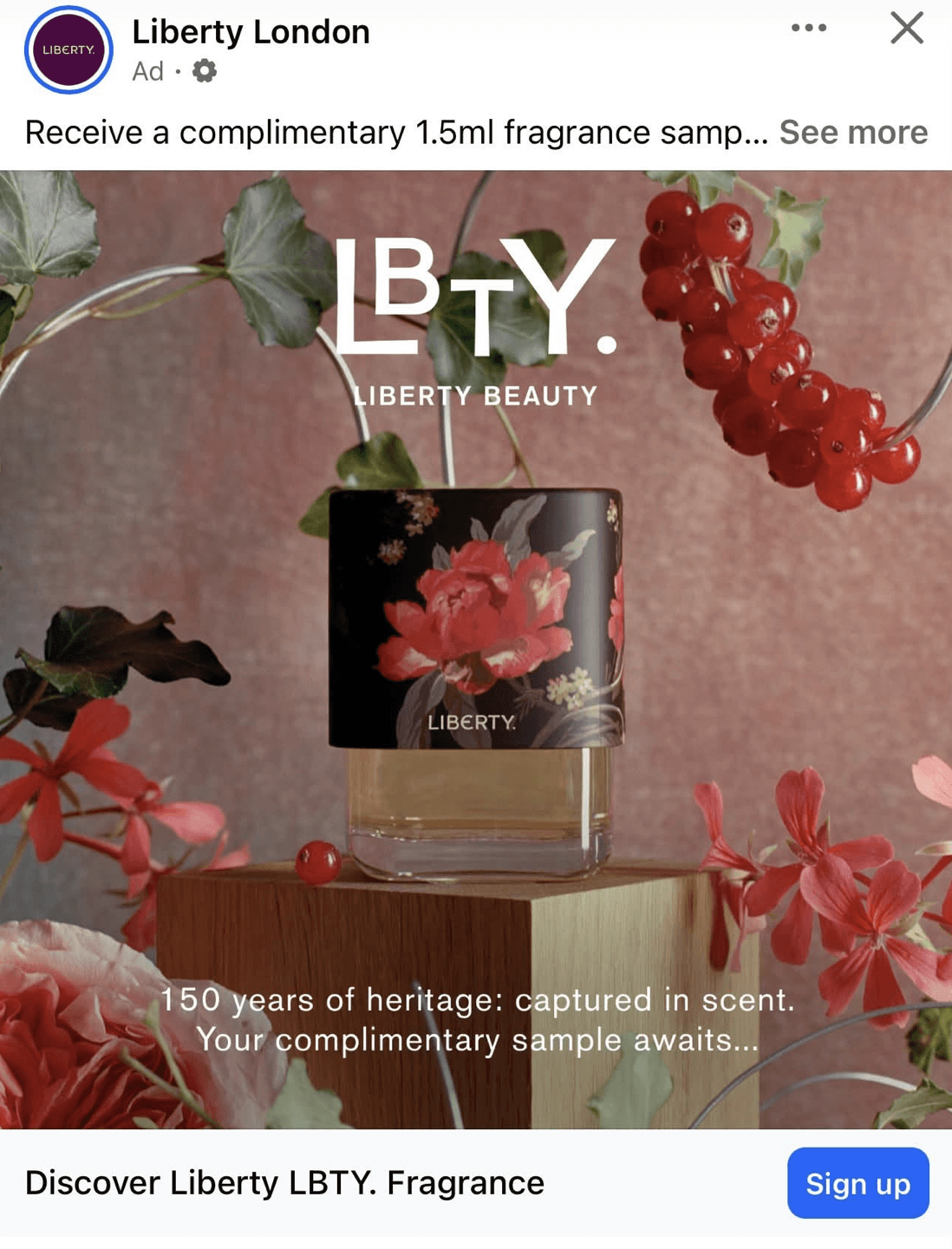 Free Liberty London Perfume