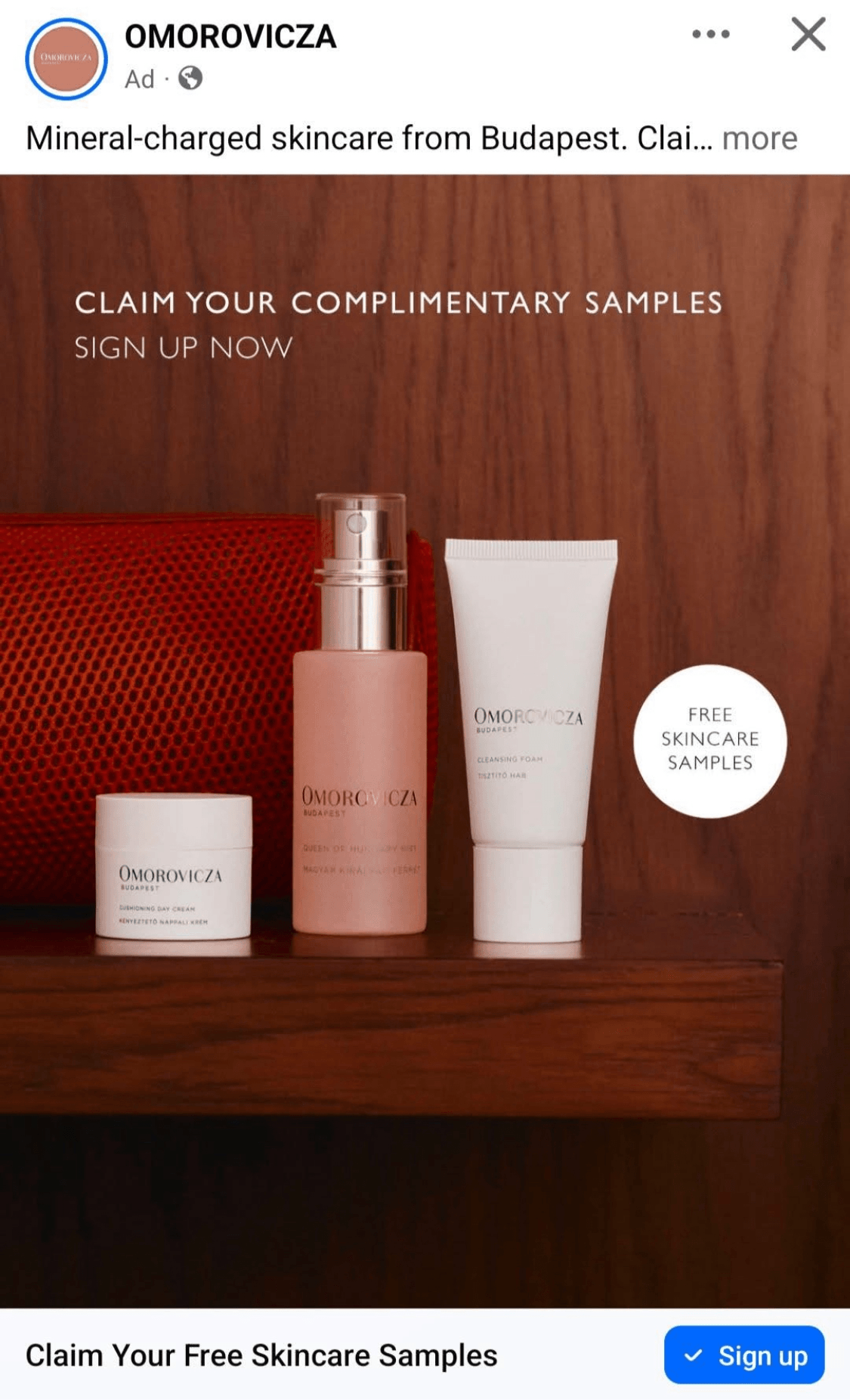 Free Omorovicza Skincare